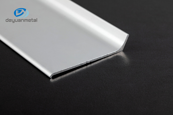 Gümüş Düz Alüminyum Süpürgelik 150mm Elektroforez GB Onaylı
